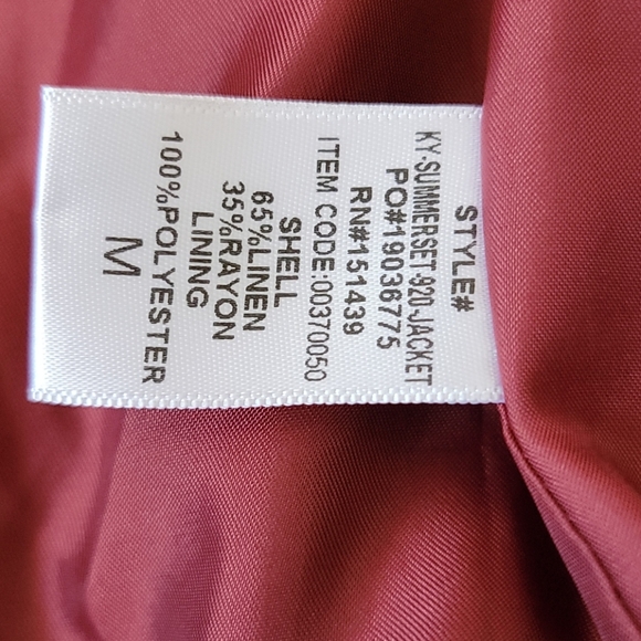 Forever 21 Burgundy Blazer Jacket Medium - Picture 8 of 9